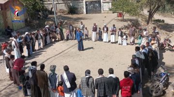 وقفات جماهيرية بالمحويت تجدد العهد على نهج الصماد والاستعداد للجولة القا