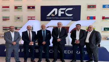 وفد الاتحاد العام لكرة القدم يناقش تعزيز التعاون مع المختصين بالاتحاد الآسيوي