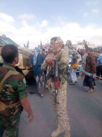 حدوث اول مواجهة بين الوية العمالقة وانصار الانتقالي الجنوبي المنحل