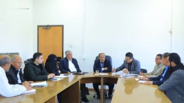 مناقشة مستجدات مسار الاعتماد الأكاديمي الدولي بكلية الطب في جامعة صنعاء