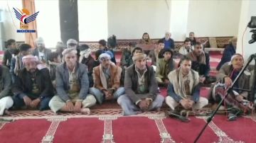 فعالية خطابية في بلاد الروس بمحافظة صنعاء بالذكرى السنوية لشهيد القرآن