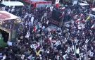 حشود شعبية في طهران تشيع جثامين 100 شهيد ارتقوا باعتداءات مثيري الشغب