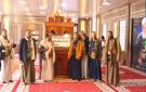 كوادر وزارة الإدارة والتنمية المحلية يزورون ضريح شهيد القرآن في صعدة