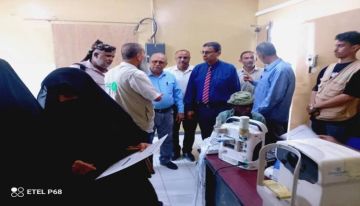 لحج.. تدشين مخيم العيون الجراحي بمستشفى الوهط لحج.. تدشين مخيم العيون الجراحي بمستشفى الوهط