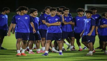 منتخب الناشئين يواصل تحضيراته المكثفة لمواجهة الكويت ببطولة الخليج