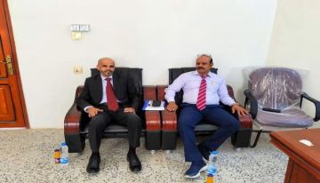 الخارجية والتخطيط بشبوة يبحثان تعزيز التنسيق المشترك مع المنظمات الدولية والجهات المانحة الخارجية والتخطيط بشبوة يبحثان تعزيز التنسيق المشترك مع المنظمات الدولية والجهات المانحة
