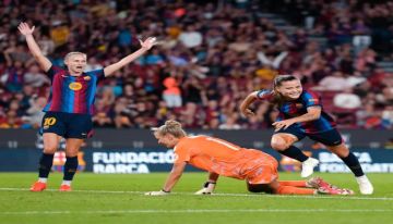 برشلونة يهين ريال مدريد بفوز غير مسبوق في كلاسيكو السيدات برشلونة يهين ريال مدريد بفوز غير مسبوق في كلاسيكو السيدات