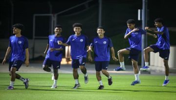 منتخب الناشئين يجري مرانا استشفائيا وتكتيكيا استعدادا لمواجهة السعودية
