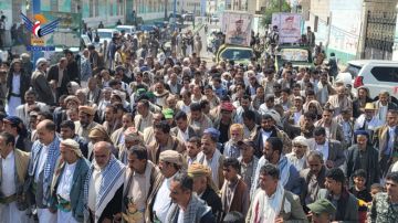 تشييع جثامين ستة شهداء في محافظة حجة تشييع جثامين ستة شهداء في محافظة حجة