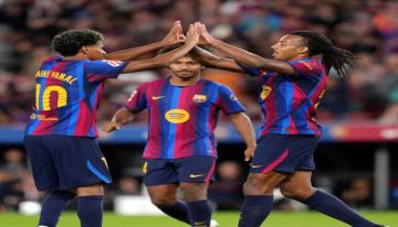 كامب نو بلا رحمة.. قطار برشلونة يدهس خيتافي بأقل مجهود
