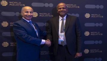 الخليفي يشكر رئيس الاتحاد الدولي للرياضات المائية حسين المسلم