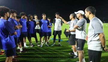 منتخب الناشئين يضع اللمسات الأخيرة لمواجهة العراق في مستهل مشواره الخليجي