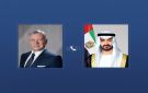 هاتفيا.. رئيس الإمارات يعزي ملك الأردن في ضحايا استهداف كنيسة بالكرك
