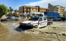 سيول تغرق العاصمة الليبية وتودي بشخص بسبب الأمطار الغزيرة