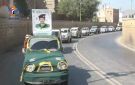 تشييع جثمان الشهيد النقيب محمد قاسم أعوج من أبناء مديرية حريب القراميش بمأرب