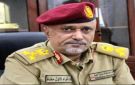 قائد اللواء الأول مشاة يعزي في استشهاد قائد اللواء 16 مشاة وإسناد العقيد معاذ علي صالح ورفاقه - ye