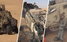 شاهد إعلام صنعاء الحربي يوثق مشاهد كسر زحف واسع للقوات المدعومة سعوديا وتدمير آلياتها في صحراء الفليحة بمأرب