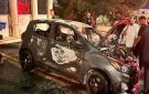 مستوطنون صهاينة يحرقون مركبة جنوب الخليل
