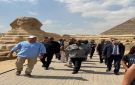 رئيس جنوب إفريقيا يزور المتحف المصري الكبير وأهرامات الجيزة