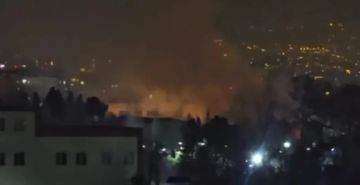 طهران ترتجف! انفجار مدو قرب مقر الجيش والأركان المشتركة والدخان يغطي المدينة