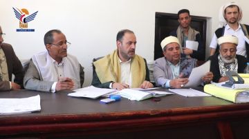 رئيس هيئة التفتيش القضائي يتفقد سير العمل بالشعب الاستئنافية في امانة العاصمة