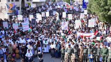 حشود كبرى في 317 ساحة بالحديدة نصرة لفلسطين وتأكيدا على الجهوزية للجولة القادمة