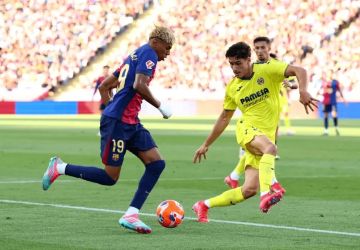 برشلونة يهزم فياريال 4-1 في الجولة 26 من الدوري الإسباني برشلونة يهزم فياريال 4-1 في الجولة 26 من الدوري الإسباني