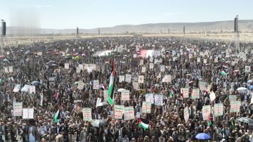 عشرات المسيرات الحاشدة في صعدة نصرة للشعب الفلسطيني