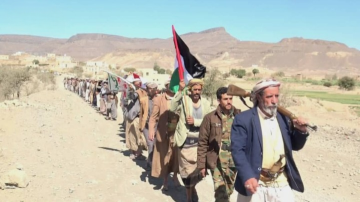 صنعاء .. وقفة ومسير لخريجي دورات طوفان الأقصى بعزلة وادي مرحب في جحانة صنعاء .. وقفة ومسير لخريجي دورات طوفان الأقصى بعزلة وادي مرحب في جحانة