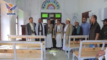 نائب وزير العدل وقيادات قضائية يطلعون على العمل بالمحاكم الإبتدائية بأمانة العاصمة