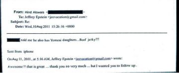 وثيقة جديدة لـ إبستين تكشف تجارة النظام السابق بيمنيات عبر الإمارات