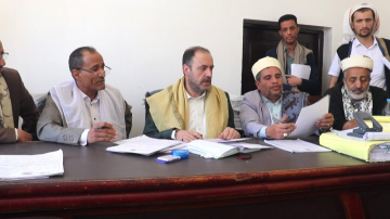 رئيس هيئة التفتيش القضائي يتفقد سير العمل بالشعب الاستئنافية في امانة العاصمة رئيس هيئة التفتيش القضائي يتفقد سير العمل بالشعب الاستئنافية في امانة العاصمة