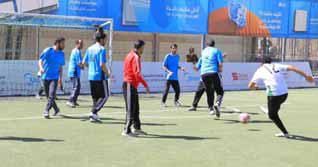 3 انتصارات في بطولة الشهيد القائد للوحدات الأمنية لكرة القدم