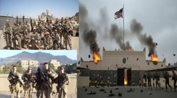 صنعاء تستعرض ليلة سقوط السفارة الامريكية وهروب المارينز