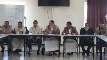 اجتماع برئاسة الصوفي لمناقشة خطة البرنامج الرمضاني في حجة