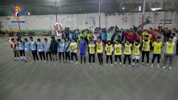 تدشين بطولة الشهداء الرمضانية لكرة القدم في مديرية الصافية