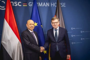 سقطة بروتوكولية فادحة .. بيان للخارجية الألمانية يصف رئيس مجلس القيادة اليمني بـ وزير الخارجية اليمني 