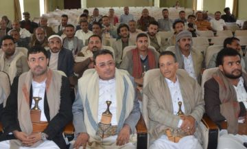 فعالية خطابية لمكاتب المالية والضرائب والثقافة في إب للتهيئة الرمضانية