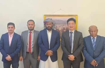 بن حبريش يبحث مع القائم بأعمال السفير الصيني لدى اليمن سبل التعاون المشترك ومستجدات الأوضاع