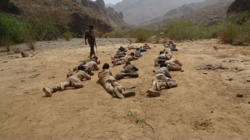 حجة.. مسير وتطبيق قتالي لخريجي دورات طوفان الأقصى في الشاهل