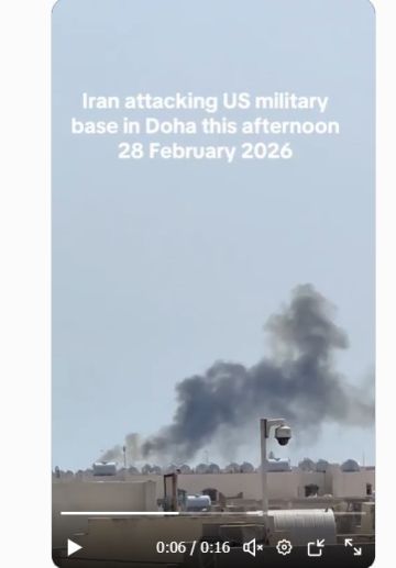 مشاهد توثق لحظة تدمير ثاني قاعدة أمريكية بالخليج