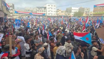 مليونية ردفان: إعلان الرياض باطل والتفويض للزبيدي