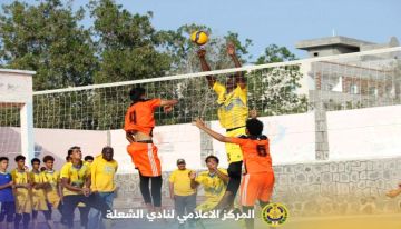 الشعلة يحسم لقب بطولة عدن للكرة الطائرة للناشئين قبل الختام