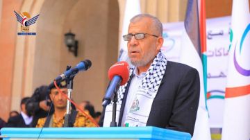 ممثل حركة حماس باليمن يعزي الرئيس المشاط في وفاة والدته الفاضلة