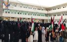 وقفة نسائية حاشدة بمدينة الحديدة نصرة للشعب الفلسطيني - ye