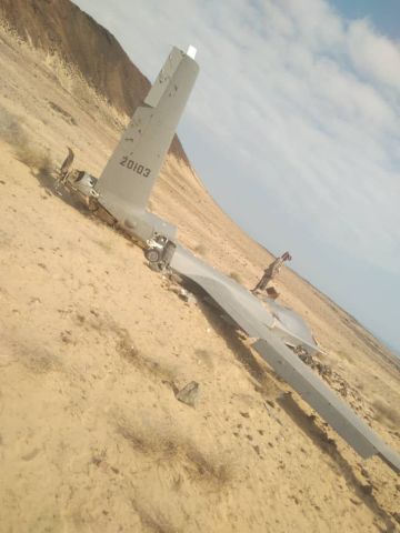 إسقاط طائرة أمريكية جديدة باليمن إسقاط طائرة أمريكية جديدة باليمن