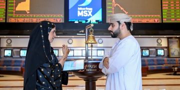 مؤشر بورصة مسقط يختتم تعاملاته مرتفعا بنسبة 1.41 بالمائة