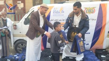 حجة.. مؤسسة إكتفاء للإغاثة والتنمية تدشن مشروع الكسوة العيدية