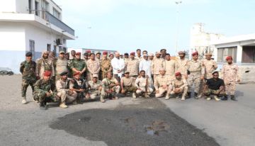 قيادة مؤسسة موانئ البحر العربي وهيئة والشئون البحرية تعايد قوات خفر السواحل وتثمن جاهزيتهم الأمنية