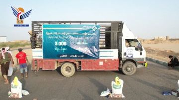 الجوف.. يمن إنماء التنموية تدشن مشروع توزيع السلال الغذائية الرمضانية